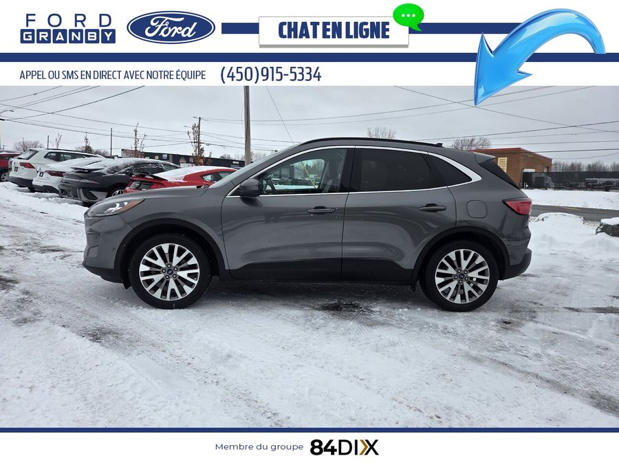 Ford Escape Titanium hybride TI/AWD 2021 Gris
