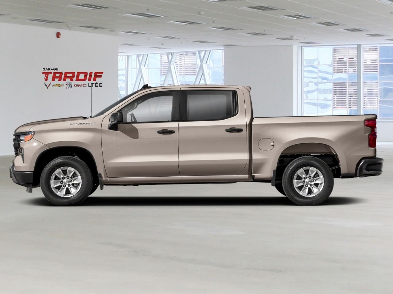 CHEVROLET Silverado 1500 Custom cabine multiplace 4RM 147 po 2026 Sables blancs Amos - photo #1