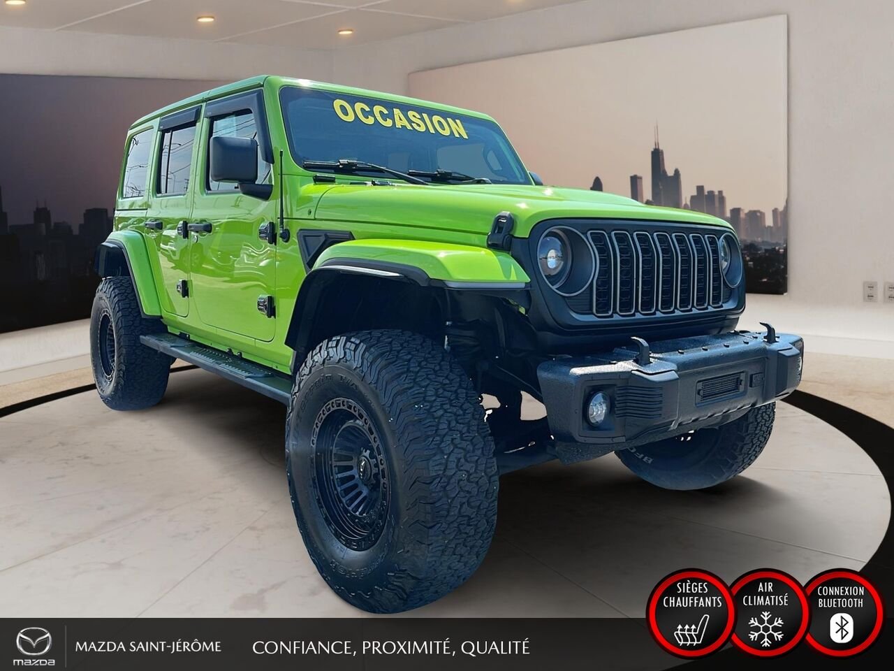 Jeep Wrangler 2021 Vert Saint-Jérôme - photo #3