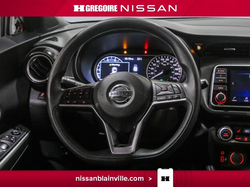 Nissan Kicks BF6196 | SV AUTO AC MAGS CAM RECUL BLEUTOOTH 2019 Blanc Laval - photo #15