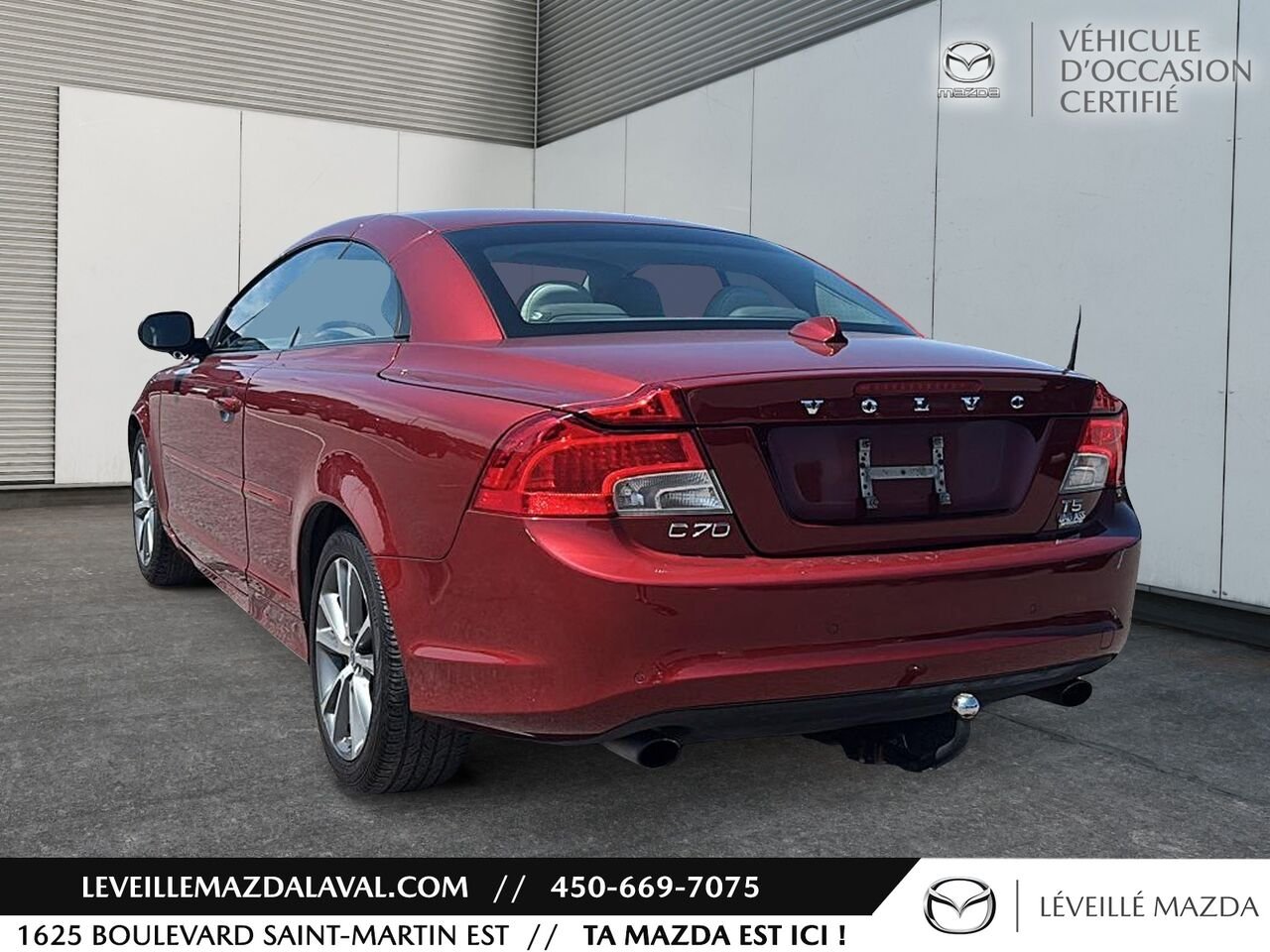 Volvo C70 Décapotable 2 portes T5 2012 Rouge Laval - photo #6