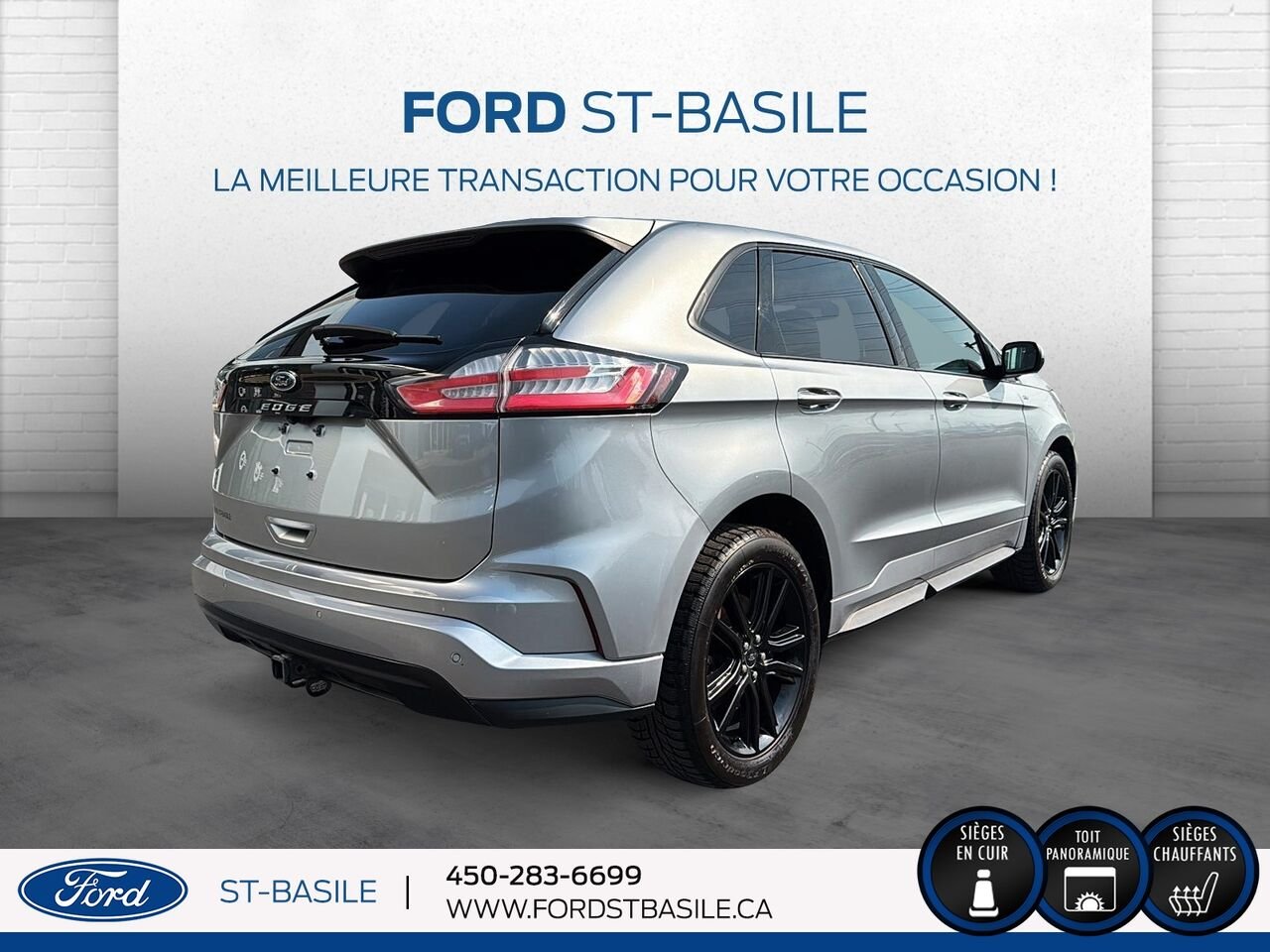 Ford Edge 2022 Argent Saint-Basile-le-Grand - photo #7