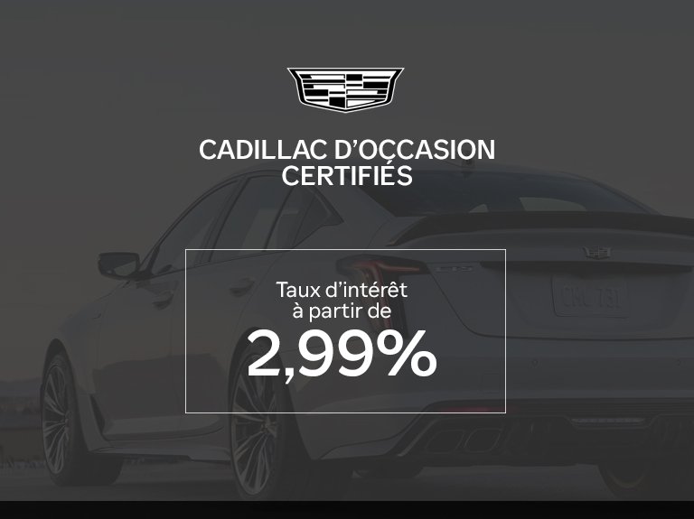Cadillac laval header certifie 2.99 novembre
