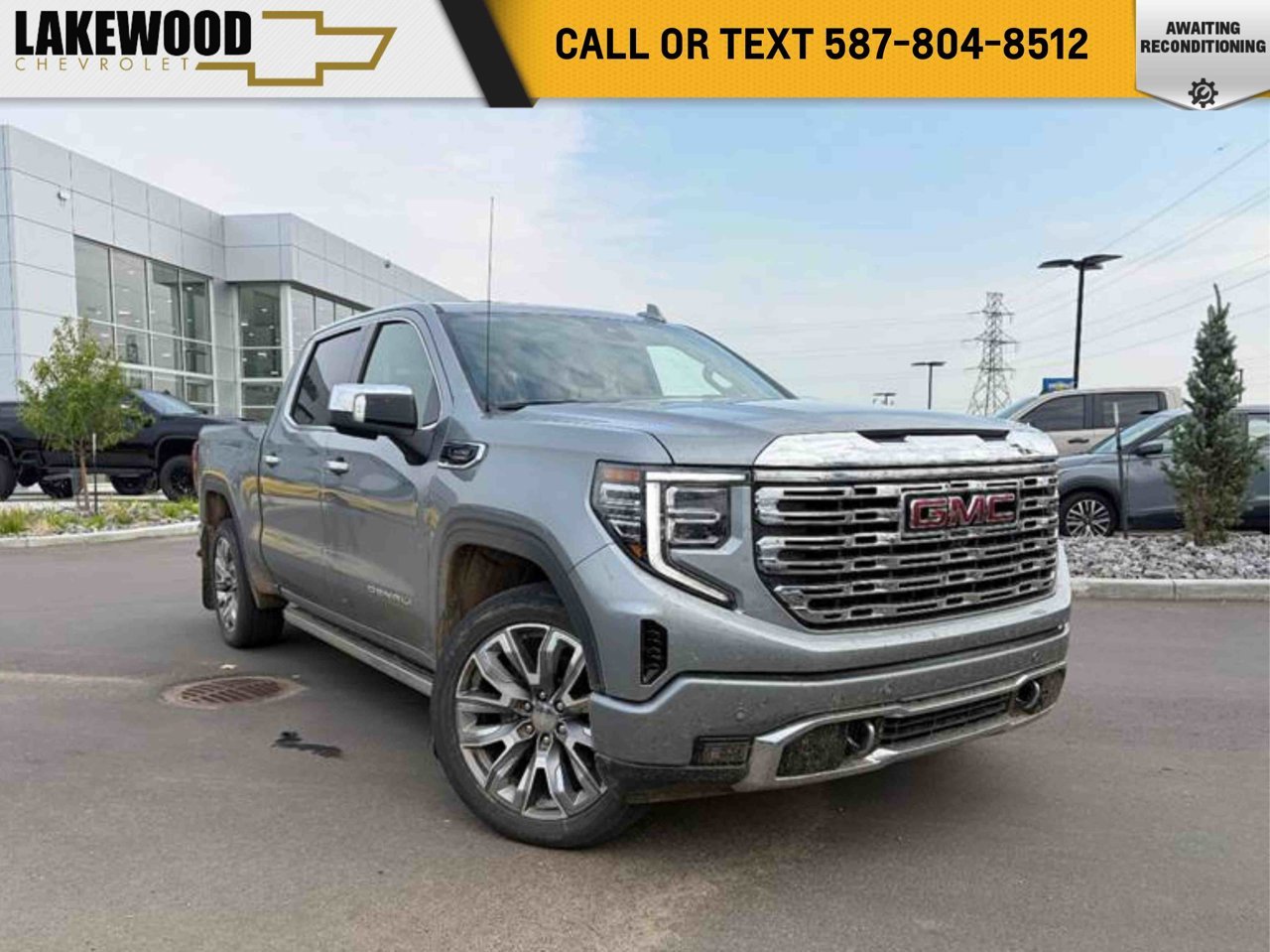 2025 GMC Sierra 1500 4WD Crew Cab 147 Denali Grey Sherwood Park - photo #0