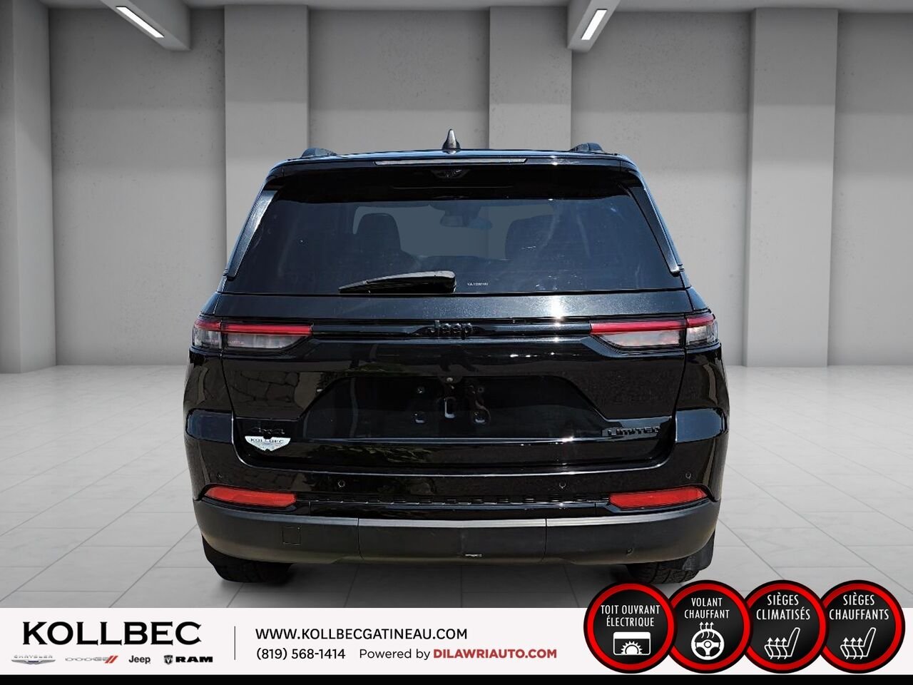 JEEP GRAND CHEROKEE 26561 | Limited 4x4 2023 Noir Gatineau - photo #14
