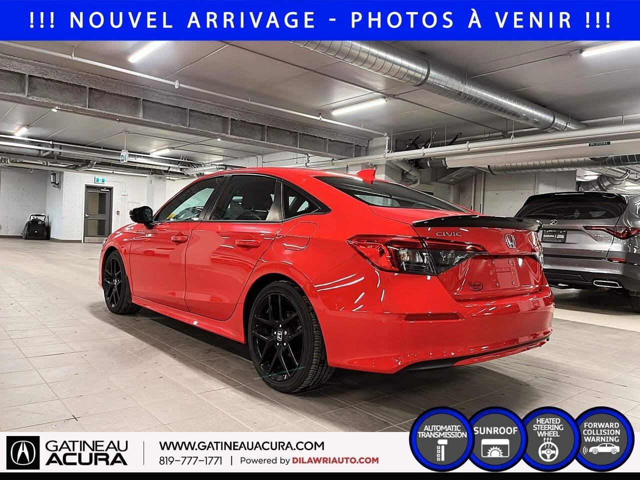 2022 Honda Civic Sport Red Gatineau - photo #6