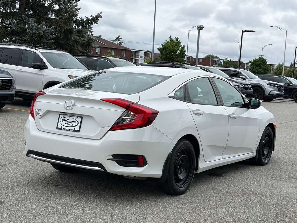 Honda Civic Sedan LX CVT 2019 Blanc Gatineau - photo #5