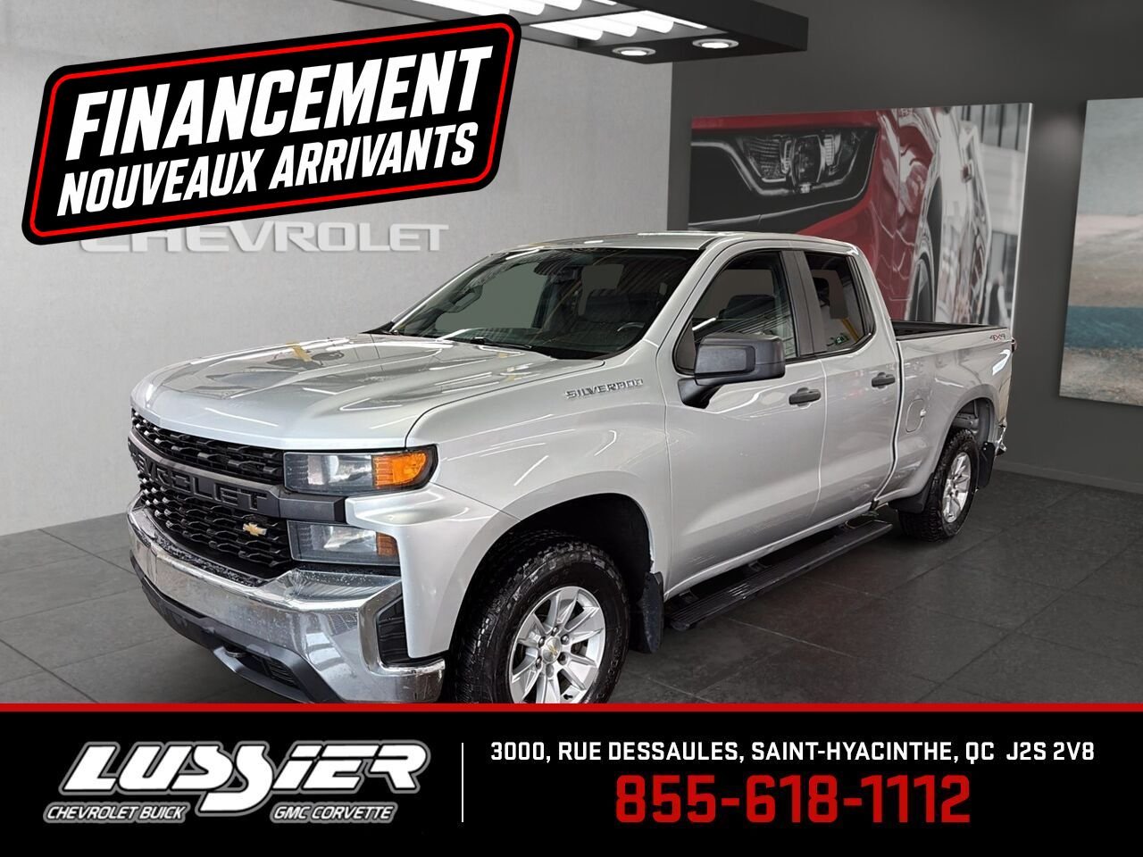 CHEVROLET SILVERADO 1500 1500 WT 2019 Argent Saint-Hyacinthe - photo #0