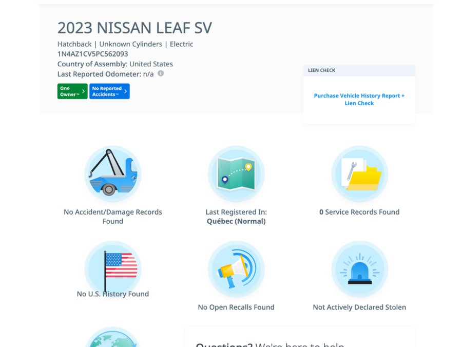 2023 Nissan Leaf 2023