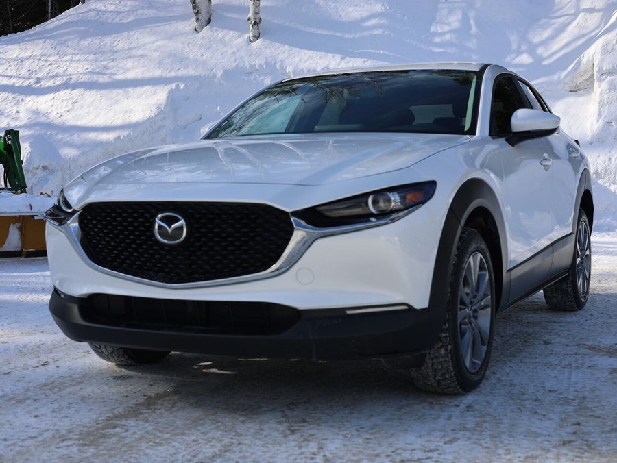 2025 Mazda CX-30 Gs, awd, sièges, volant et rétroviseurs chauffants Snowflake White Pearl