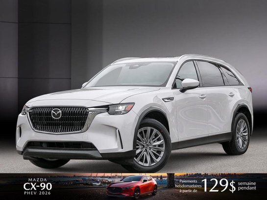 Mazda CX-90 hybride rechargeable 2026 2026 Blanc rhodium métallisé