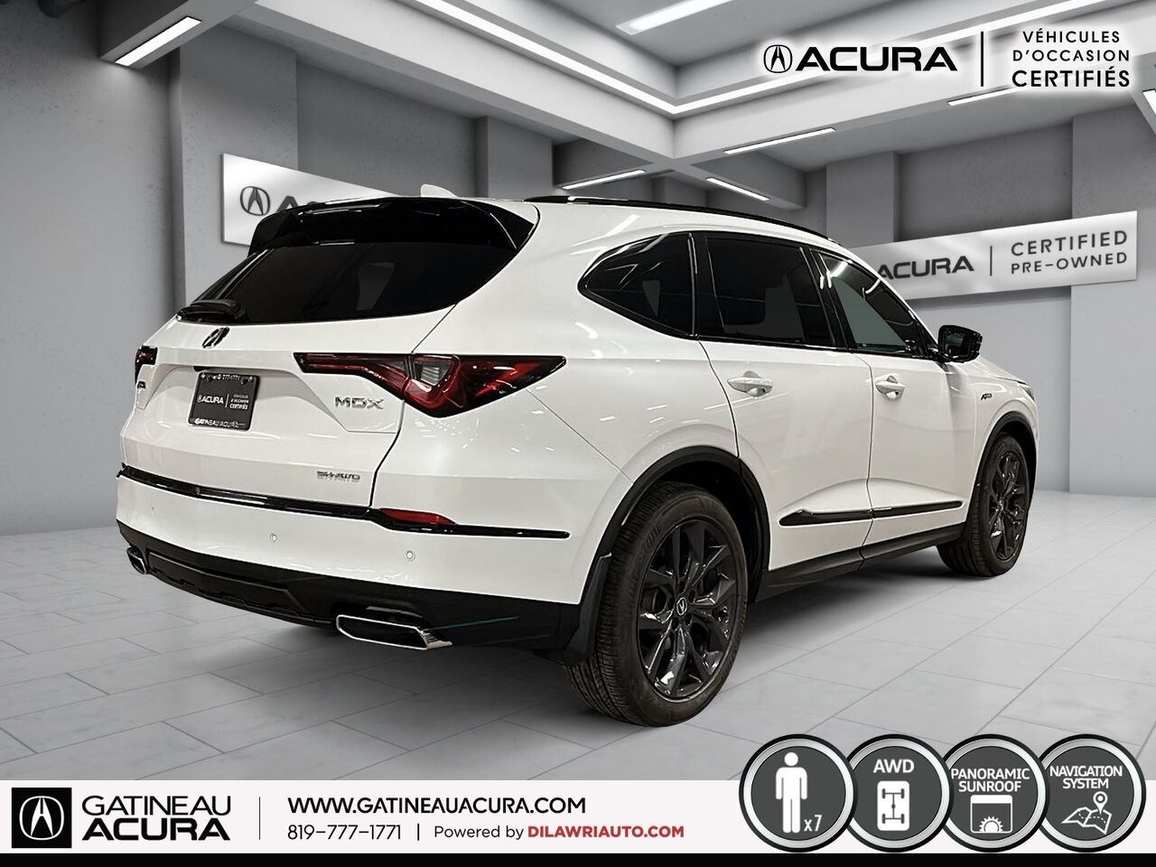 Acura MDX A-Spec SH-AWD 2024 Blanc Ottawa & Gatineau - photo #14