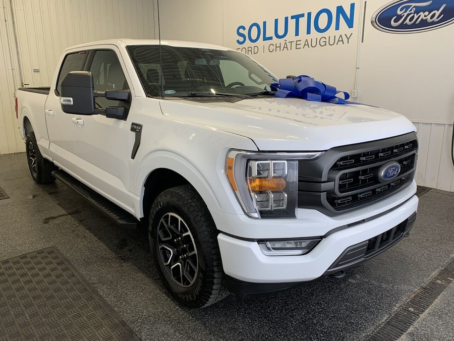 2022 Ford F-150 F150 XLT CREW CAB 302 White
