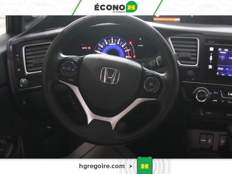 Honda Civic 821030 | EX AUTO A/C TOIT GR ELECT MAGS CAM RECUL 2015 Gris Laval - photo #20