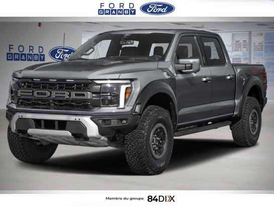 Ford F-150 Raptor SuperCrew 4RM caisse de 5,5 pi 2026 Gris