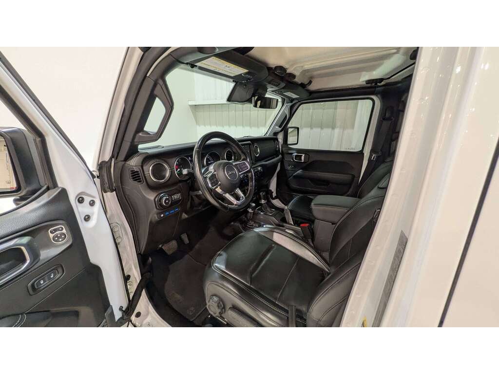 2021 Jeep Wrangler 4xe Unlimited Sahara 4x4 White Val-David - photo #4