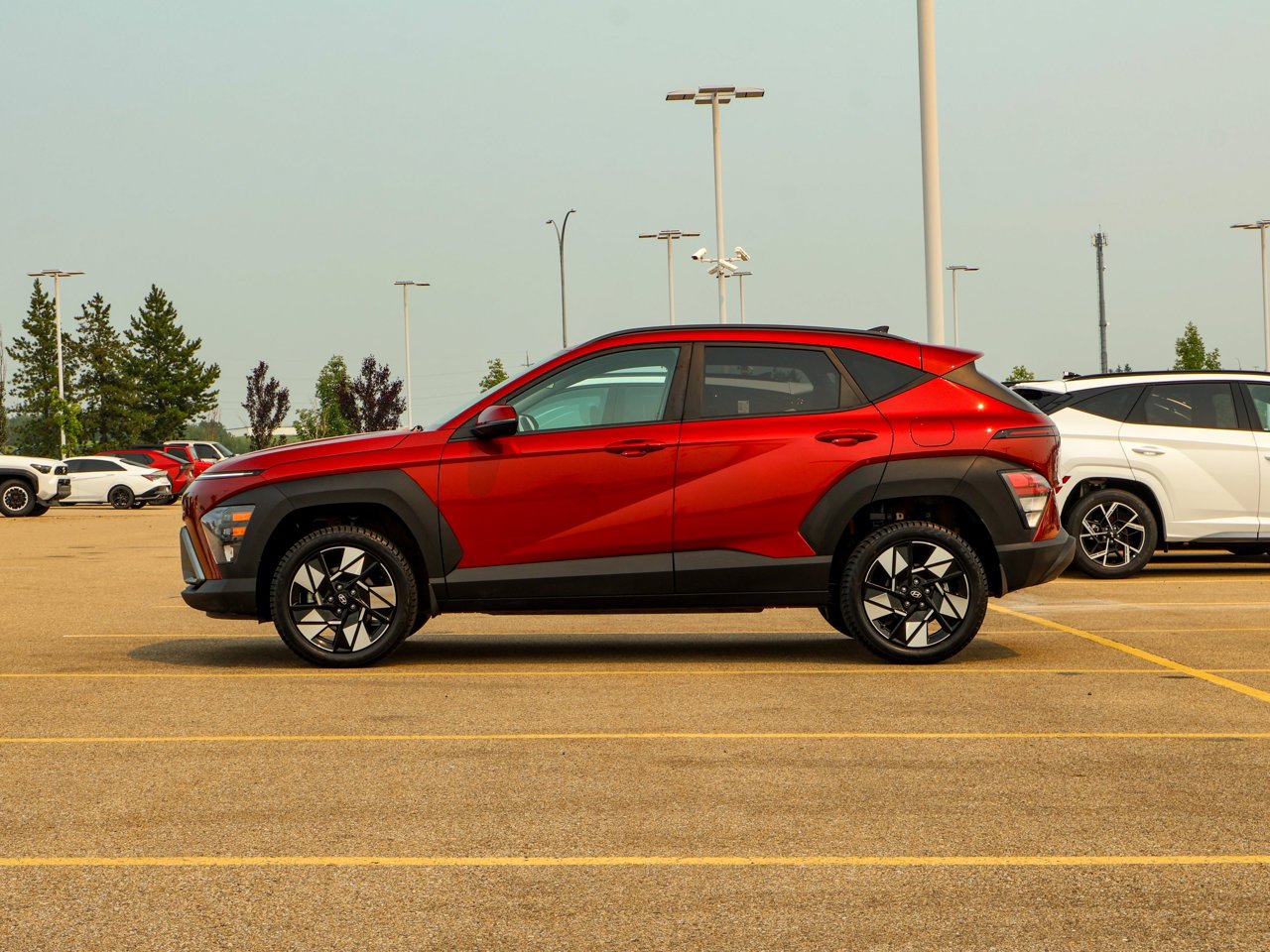 2024 Hyundai Kona 2.0L Preferred AWD Red Sherwood Park - photo #4