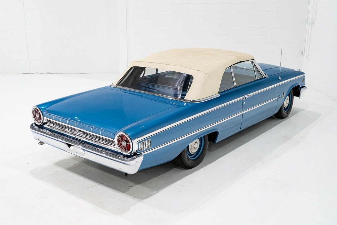 Ford Galaxie 500 *PRIX EN USD* 406 Cu In TriPower 4-Speed Convertible 1963 Bleu Montréal - photo #35