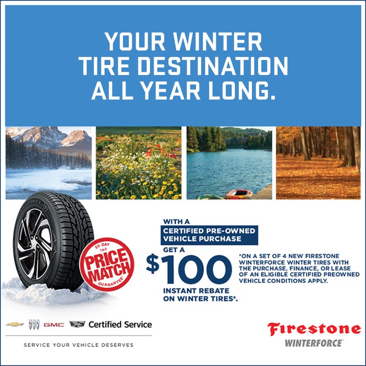 GM promo OCCASION PNEUS HIVER EN