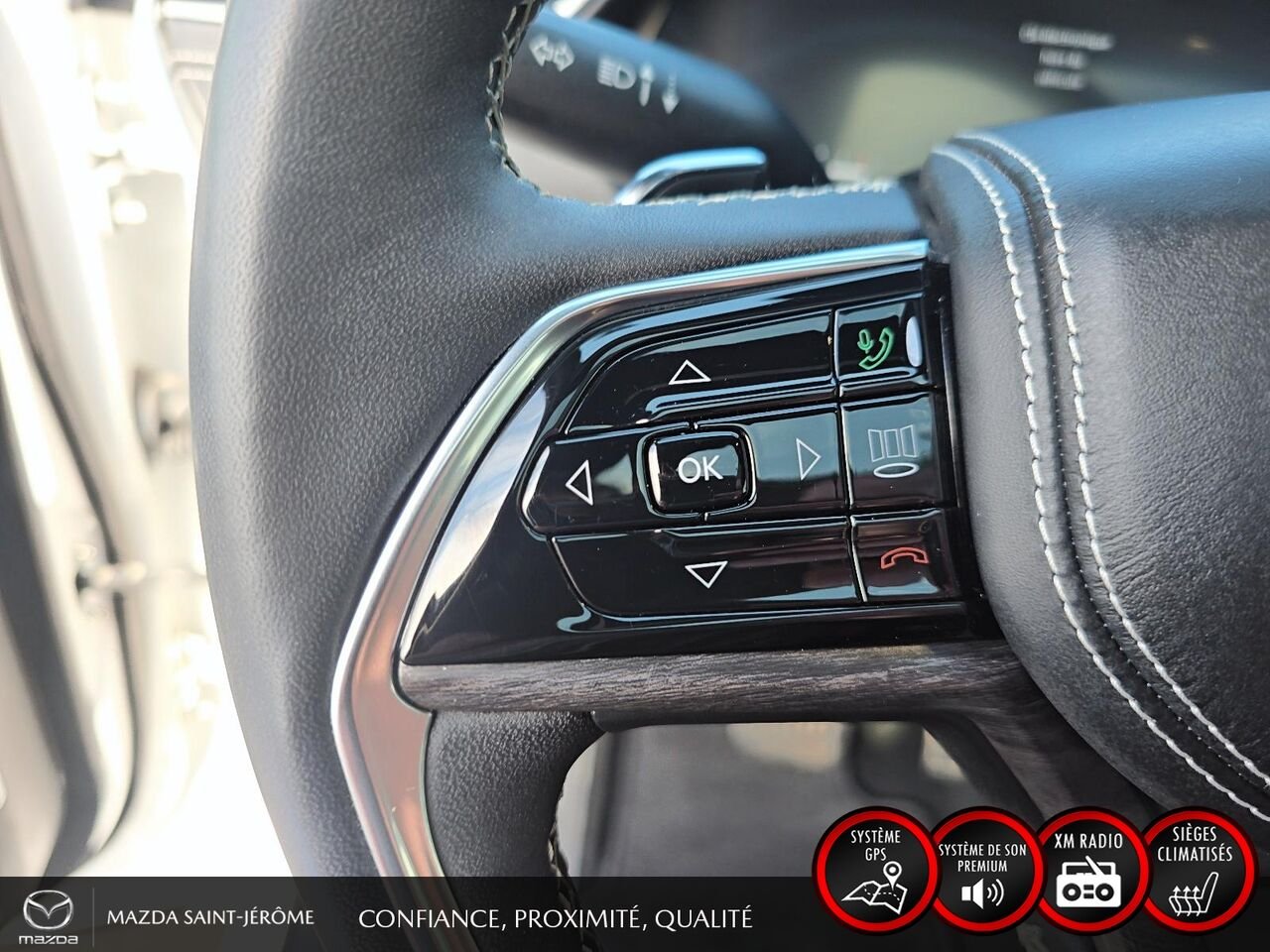 2023 Jeep Grand Cherokee Overland | TOIT PANORAMIQUE | CUIR | 4X4 | White Saint-Jérôme - photo #14