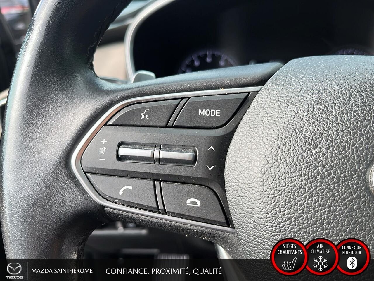 Hyundai Santa Fe Preferred TI avec ensemble Trend | TOIT PANO | CUIR | AWD | 2023 Gris Saint-Jérôme - photo #14