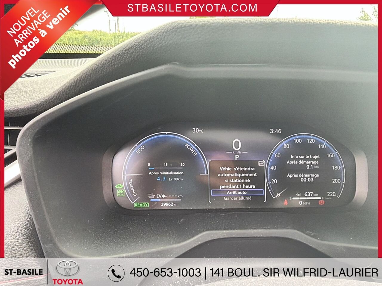 TOYOTA RAV4 PRIME 2023 Gris Saint-Basile-le-Grand - photo #7