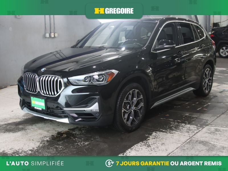 BMW X1 821757 | xDrive28i AWD AUTO A/C MAGS CUIR NAV CAM RECUL BLU 2022 Noir Laval - photo #2
