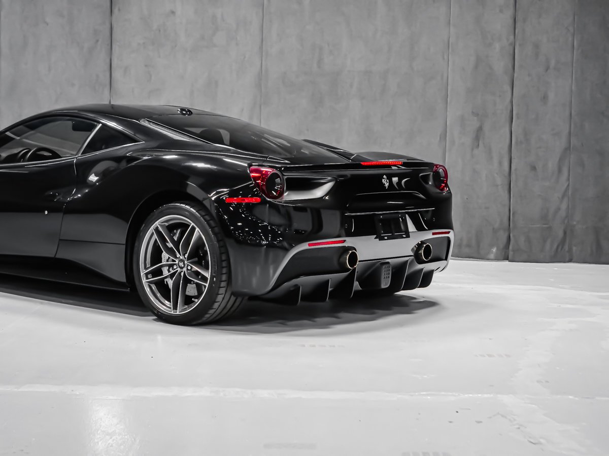 2016 Ferrari 488 GTB Black Montreal - photo #8