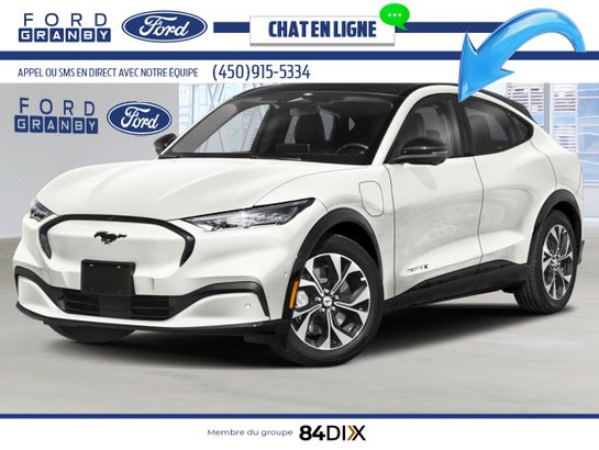 2025 Ford Mustang Mach-E Star White Metallic Tri-Coat