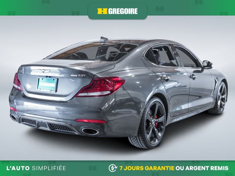 Genesis G70 821468 | 3.3T Sport AWD AUTO AC CUIR TOIT NAV MAGS CAM RECU 2021 Gris Laval - photo #8