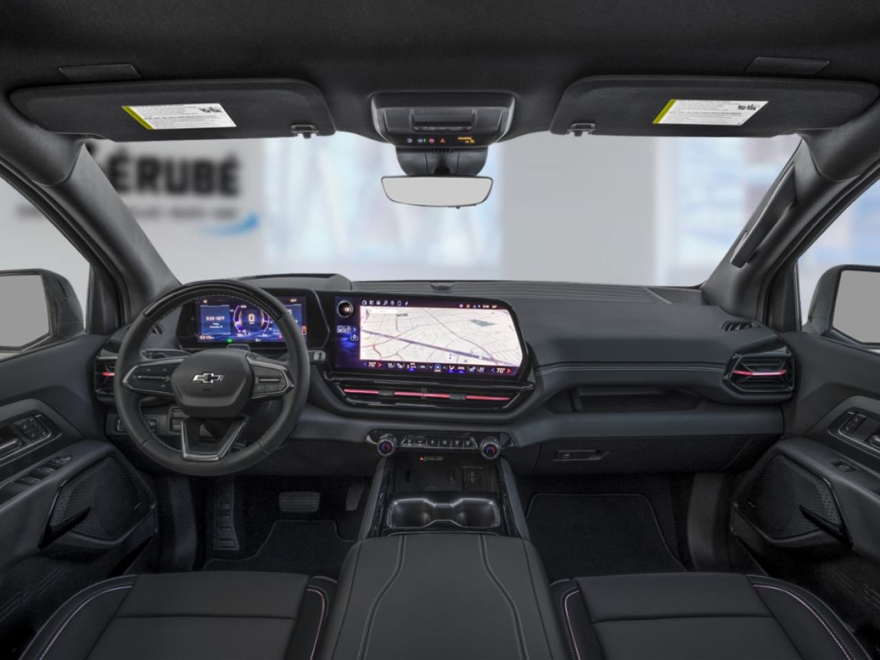 2026 CHEVROLET Silverado EV SILVERADO EV CREW CAB e4WD TRAIL BOSS SHORT BOX EXTENDED RANGE (2TR) BLACK Rivière-du-Loup - photo #4