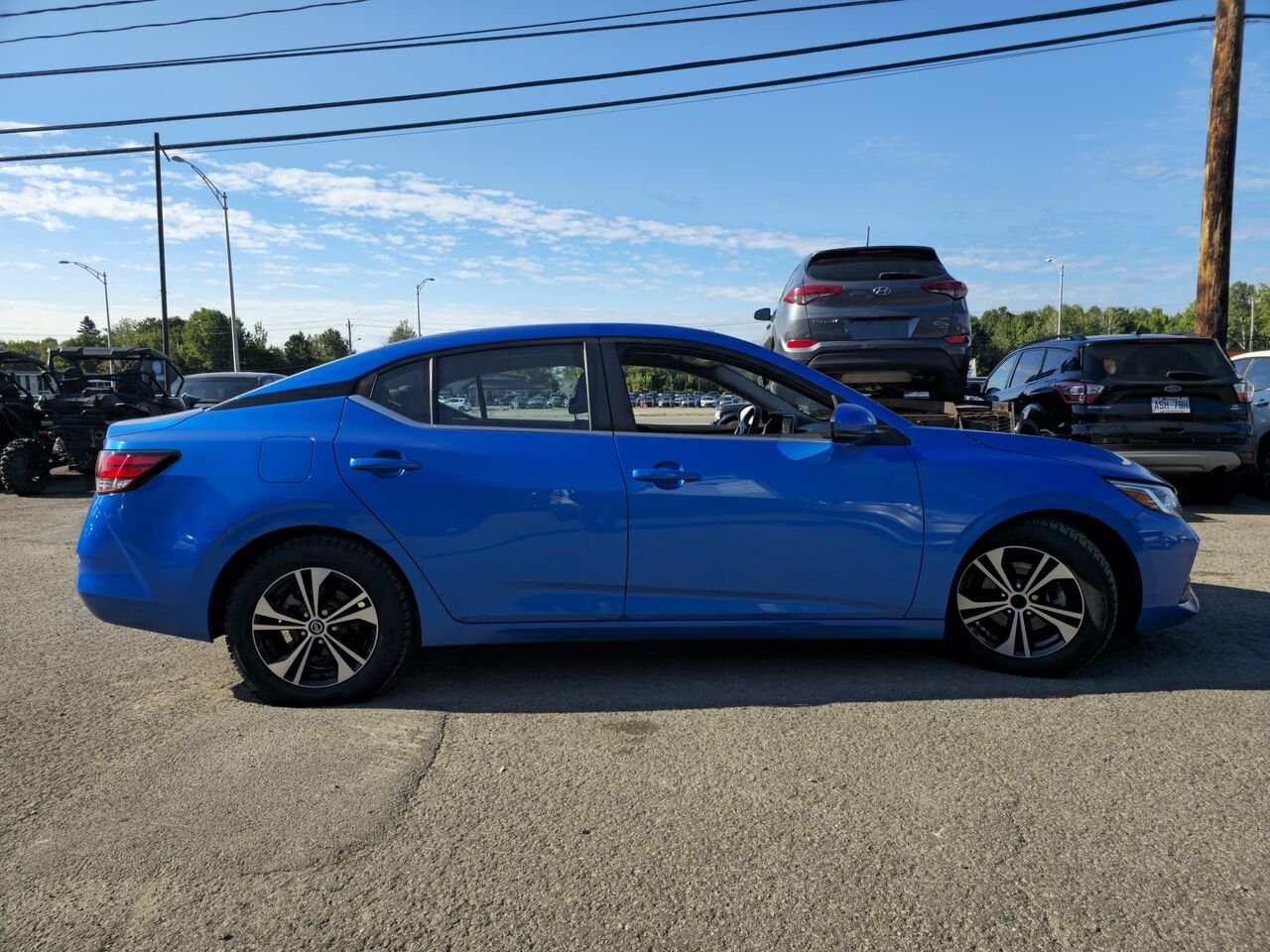 2020 Nissan Sentra Blue  - photo #3