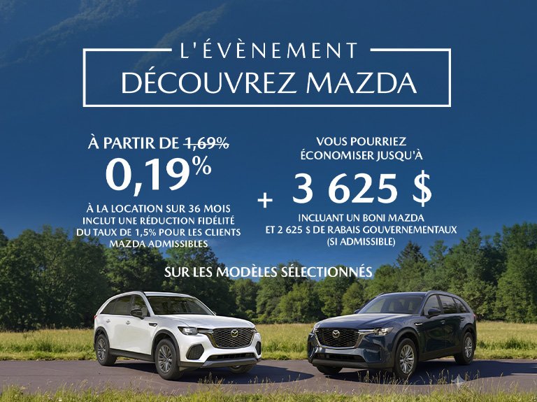 Decouvrez Mazda