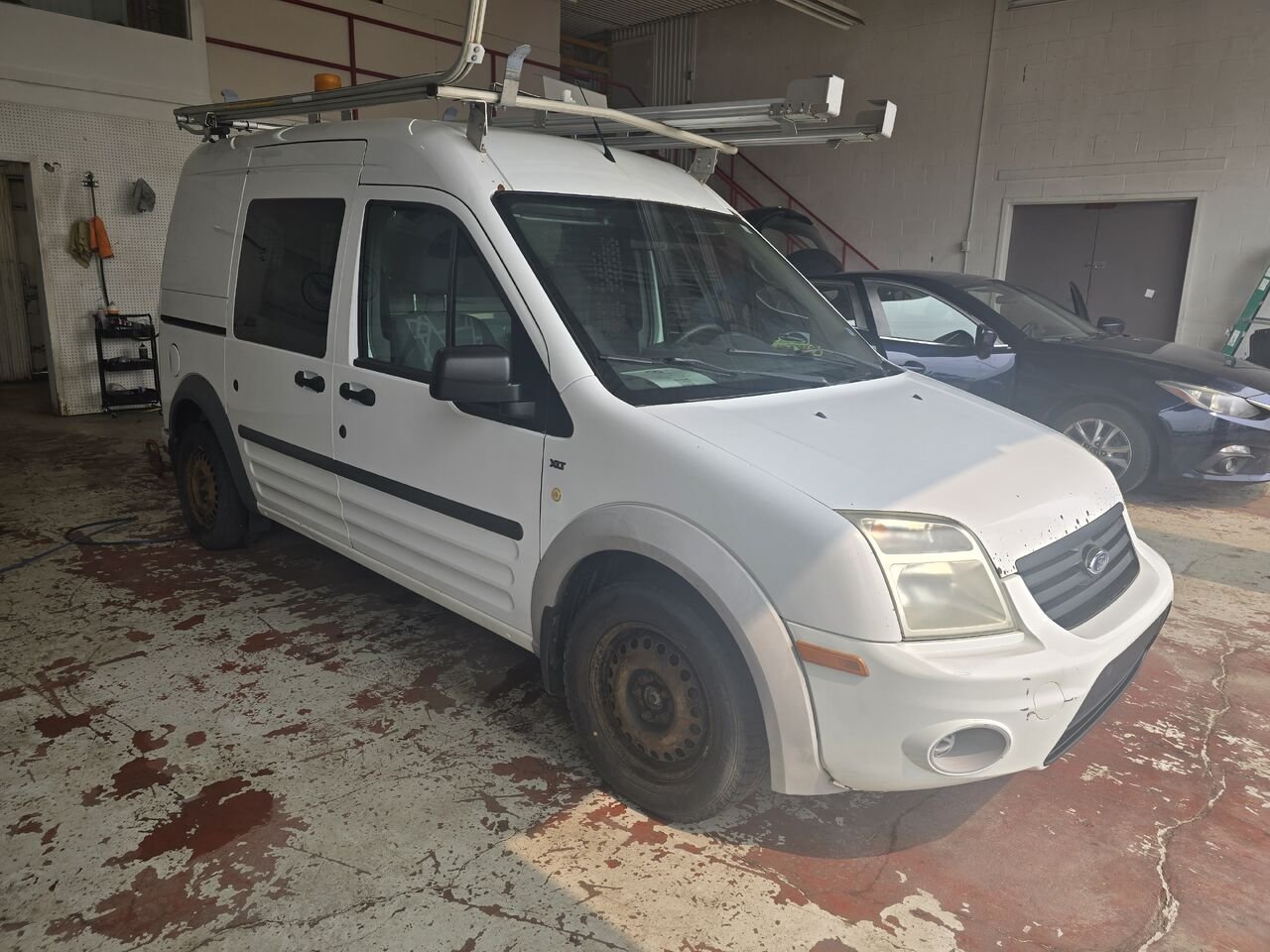 Ford Transit Connect 2012 Blanc Longueuil, - photo #4