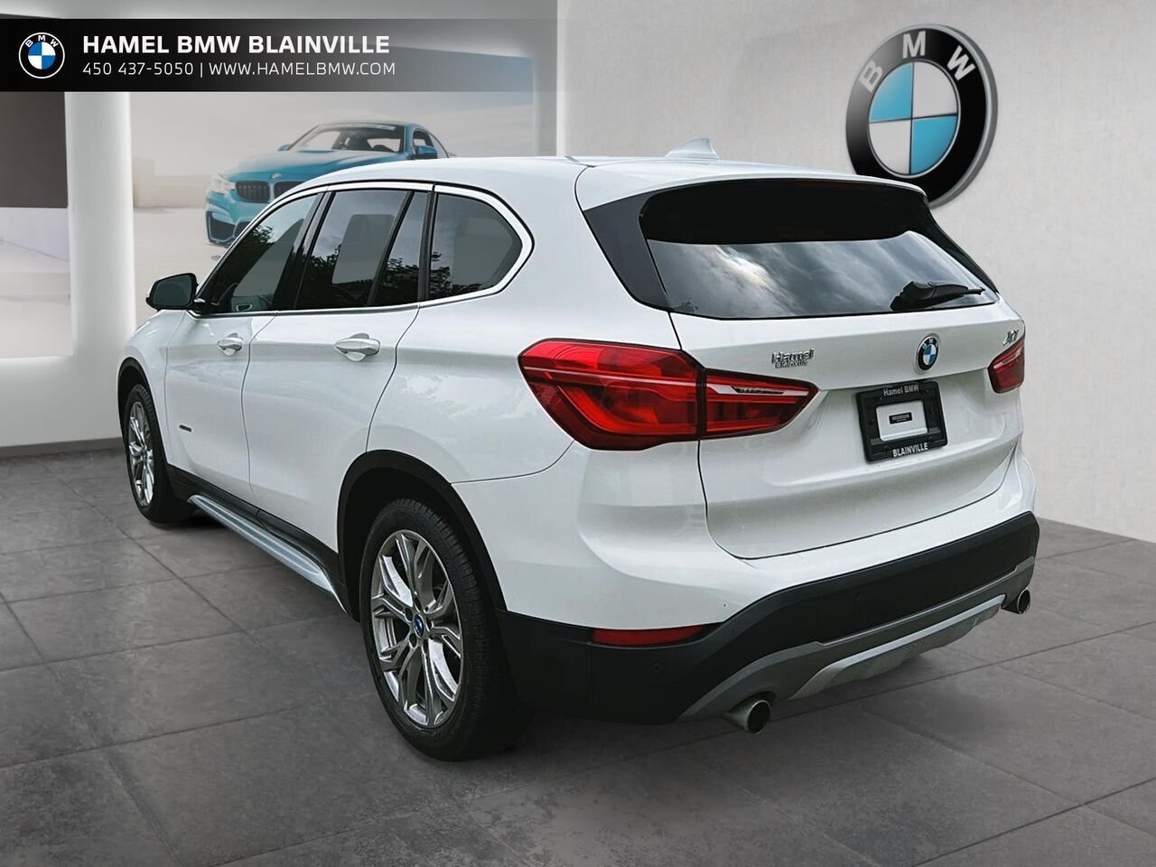 2018 BMW X1 xDrive28i véhicule d'activités sportives White Blainville - photo #3