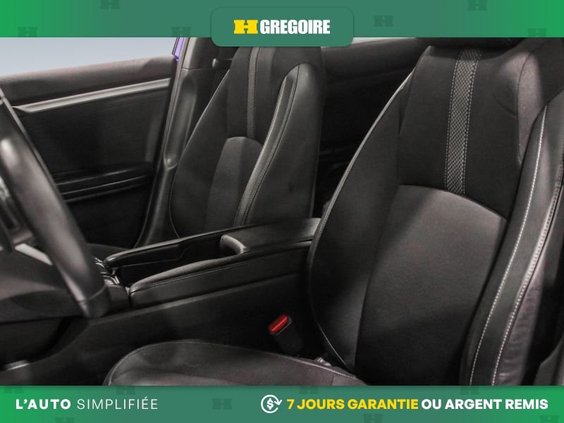 Honda Civic 822259 | Sport AUTO AC CUIR TOIT GR ELECT MAGS CAM RECUL BL 2019 Bleu Laval - photo #13