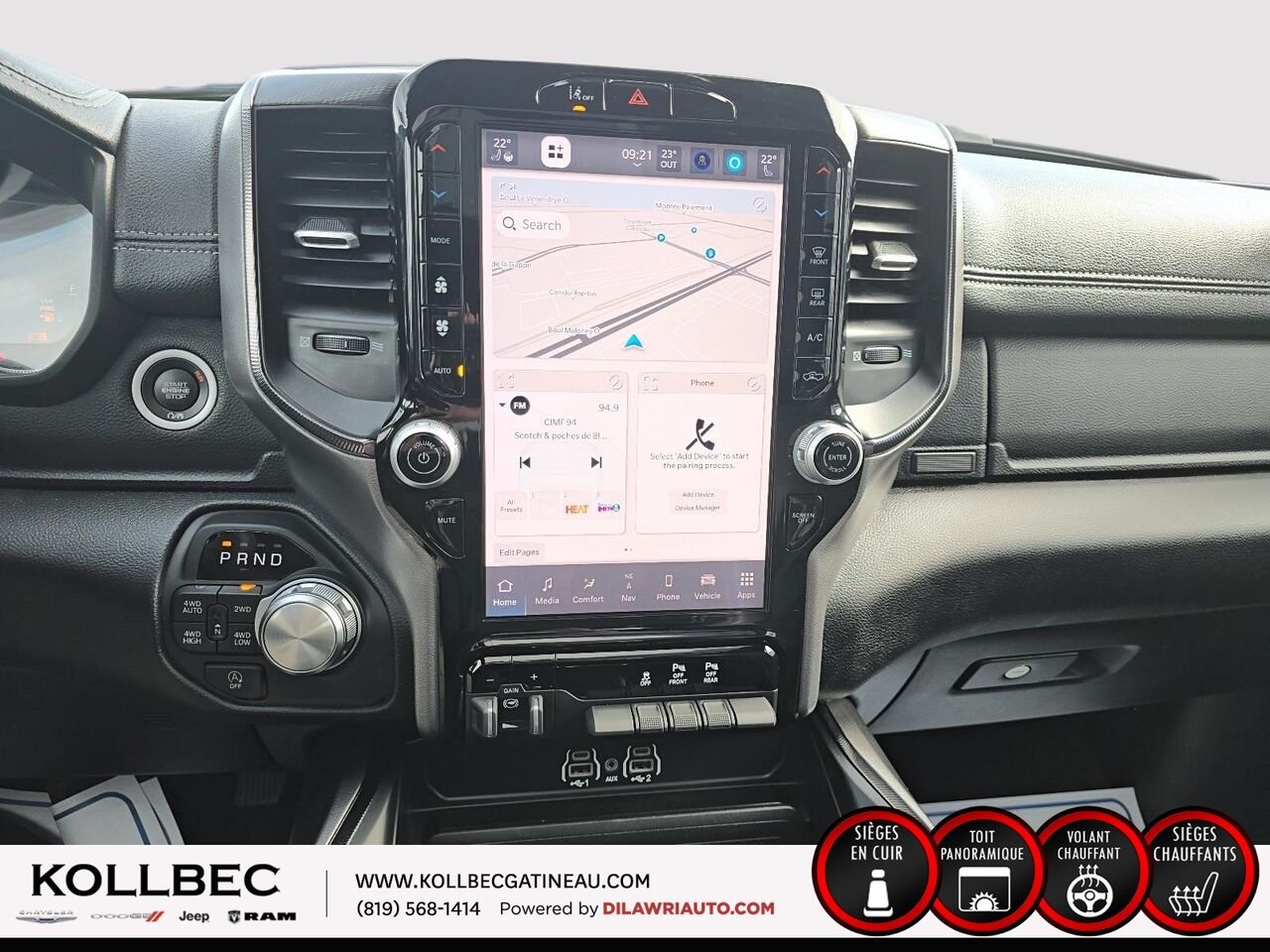 RAM 1500 SPORT Sport cabine d'équipe 4x4 caisse de 5 pi 7 po 2025 Noir Ottawa & Gatineau - photo #27