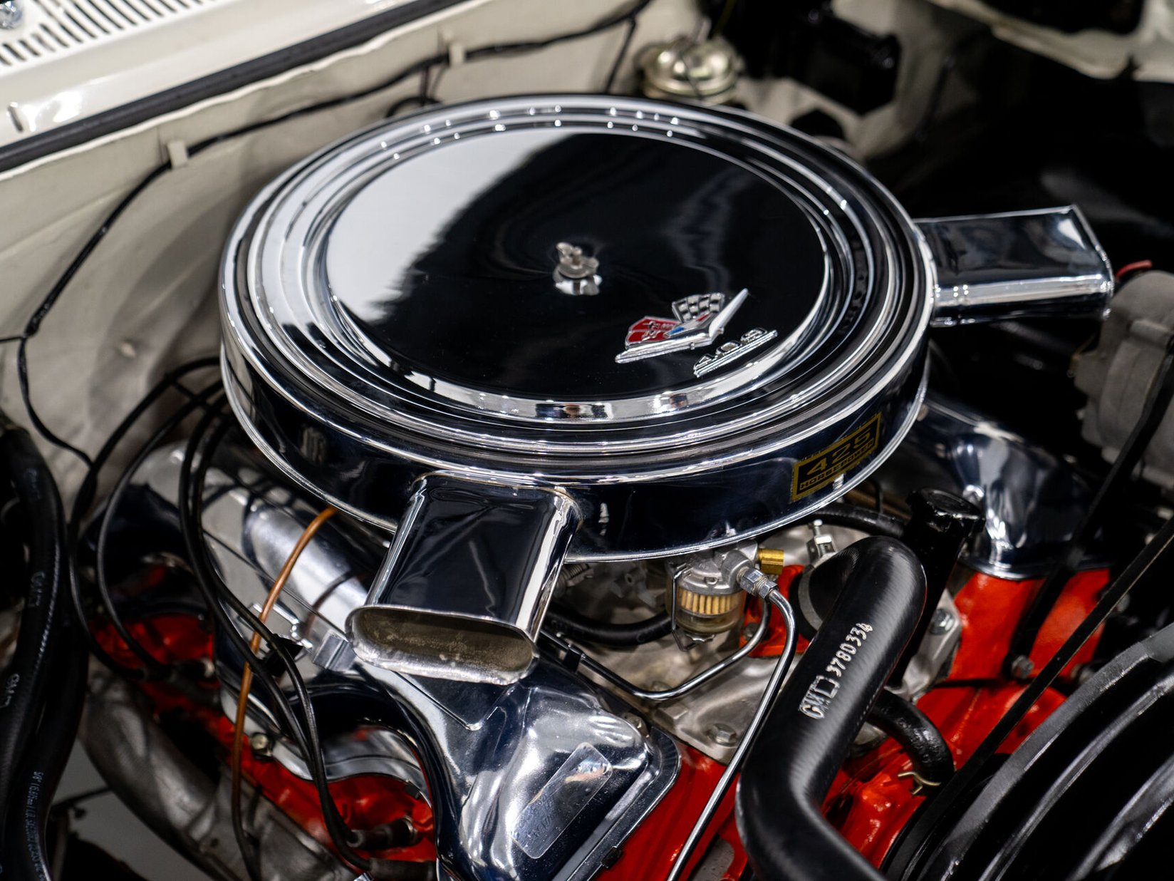 Chevrolet Biscayne Matching 409 / 425HP Transmission 4 Vitesse Complètement Entièrement restauré **PRIX EN USD** 1964 Blanc Montréal - photo #21