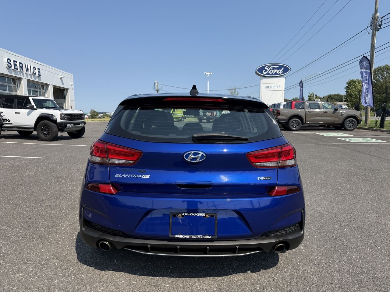 HYUNDAI ELANTRA 2019 Bleu Montmagny - photo #2