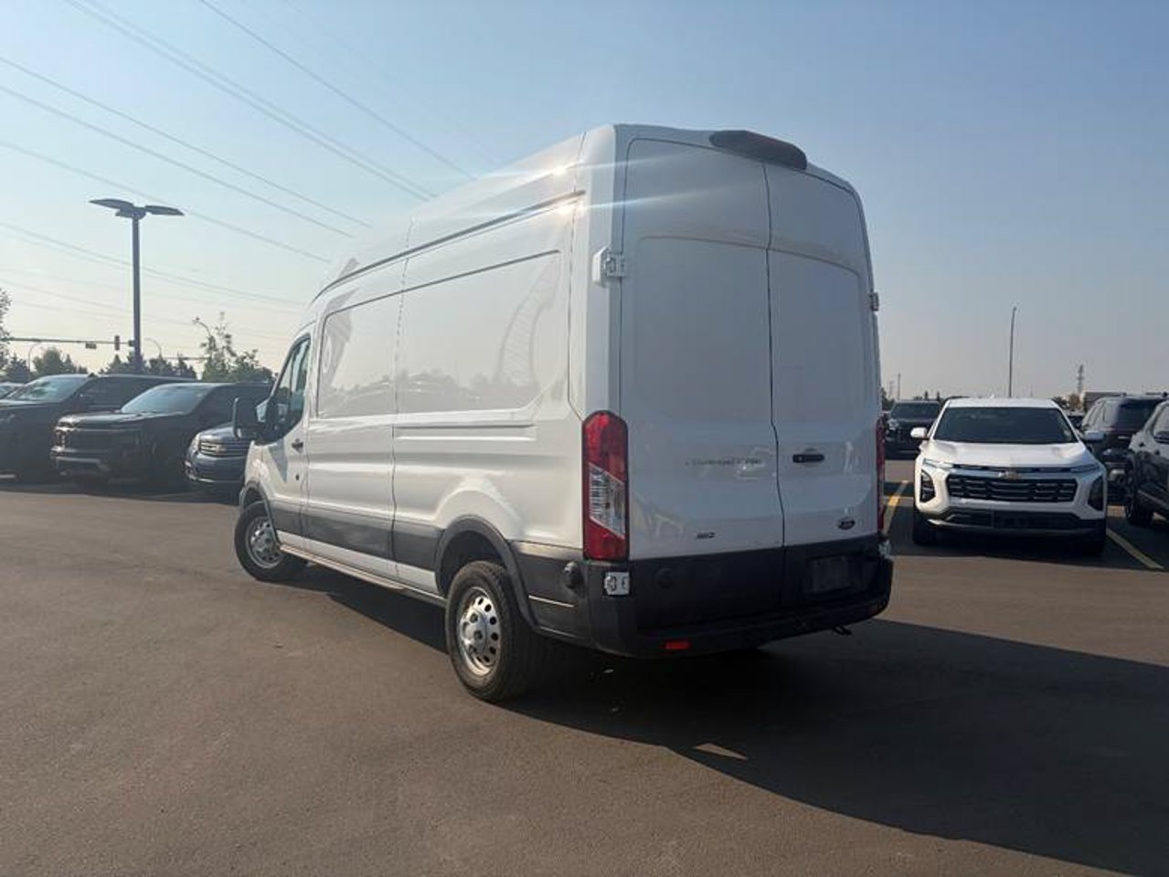 2025 Ford Transit Cargo Van T-250 148 Hi Rf 9070 GVWR AWD White Sherwood Park - photo #3