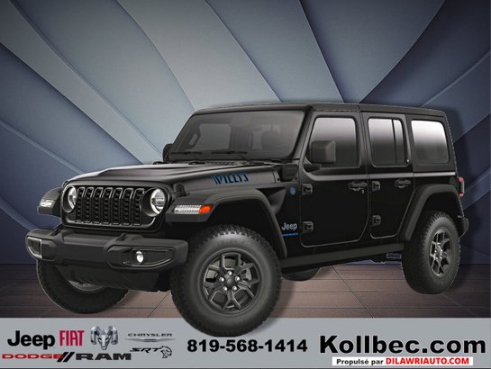 Jeep Wrangler 4xe 2025 Noir