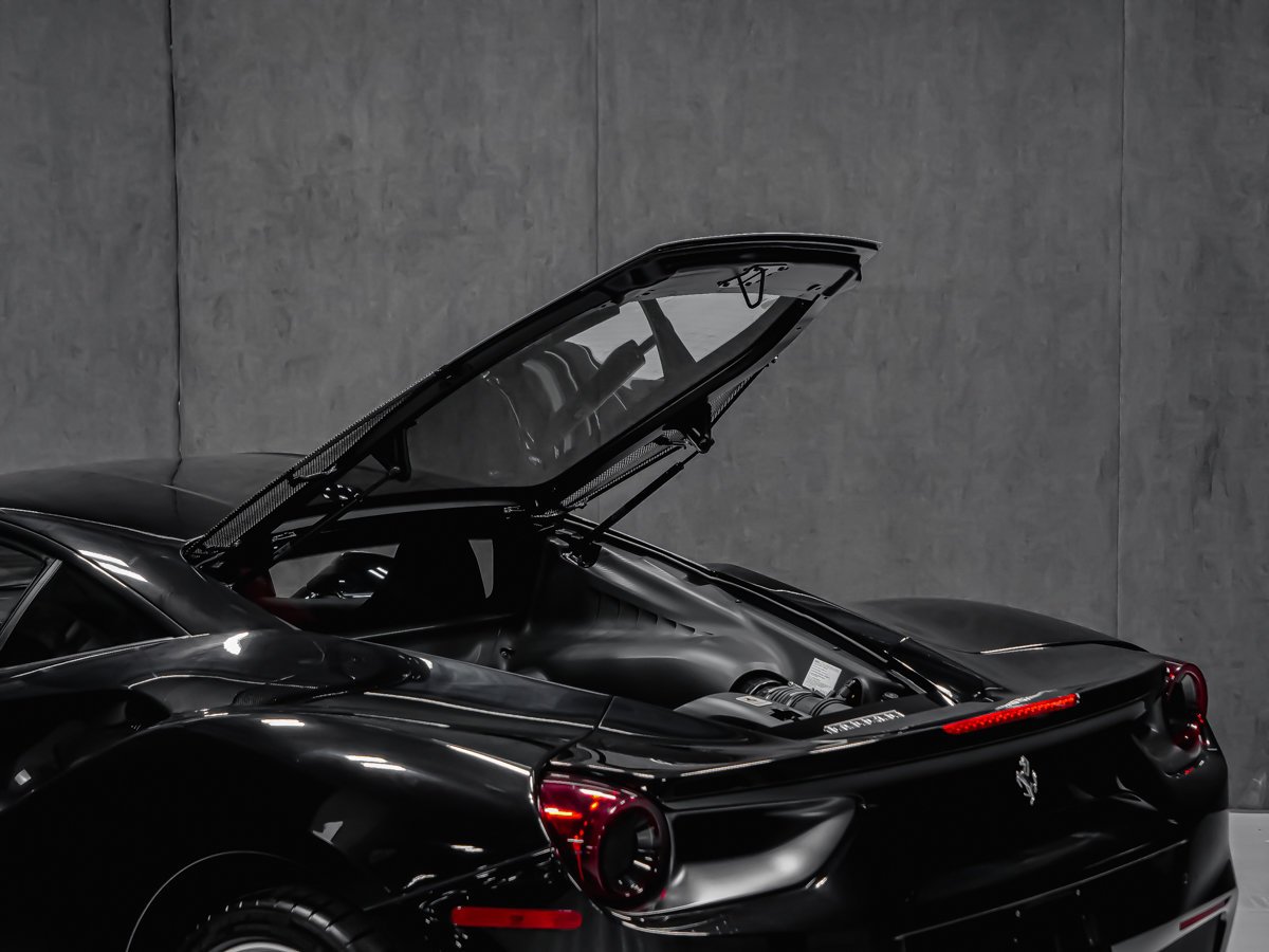 2016 Ferrari 488 GTB Black Montreal - photo #23