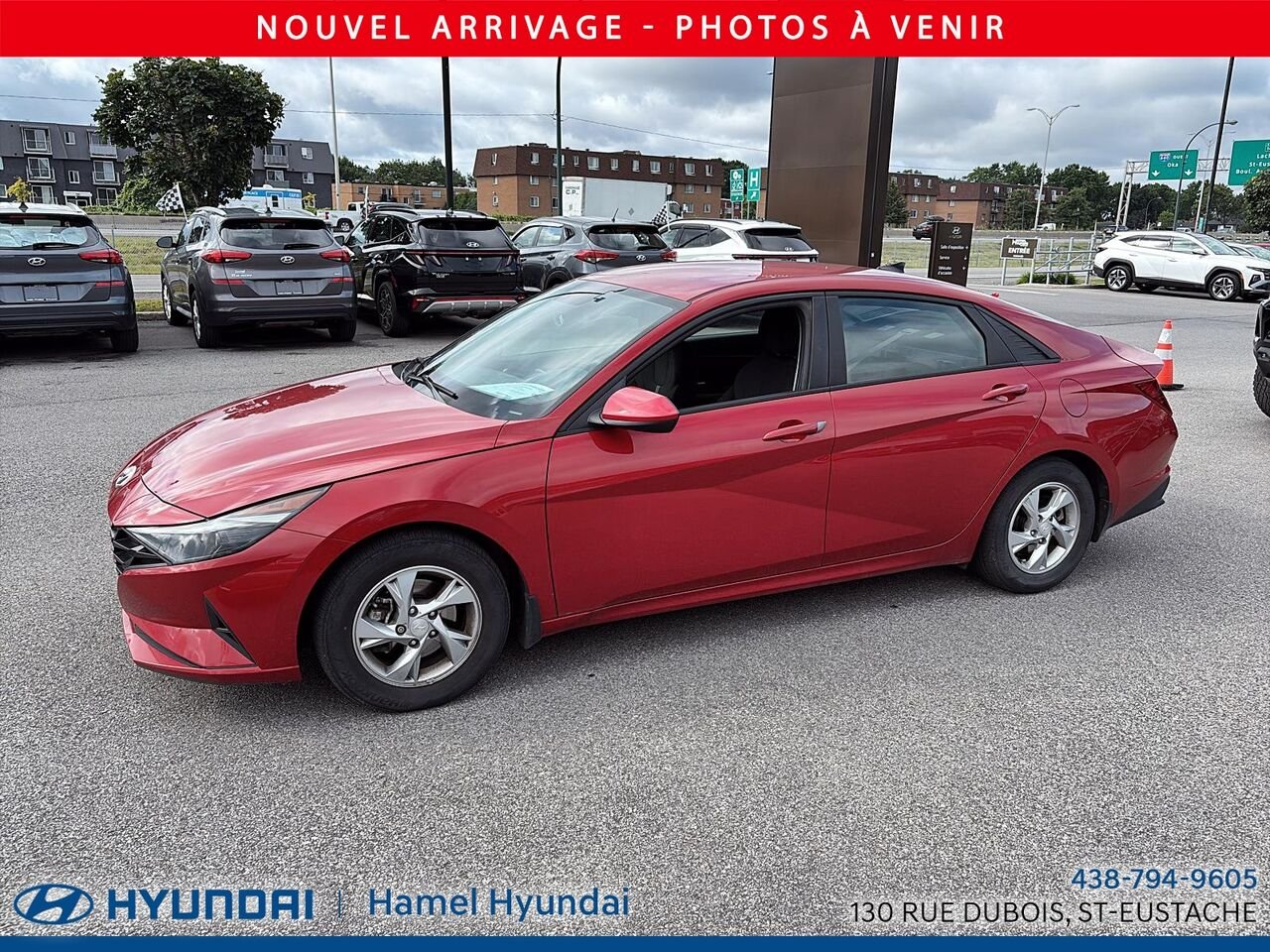 Hyundai Elantra 2021 Rouge Saint-Eustache - photo #4