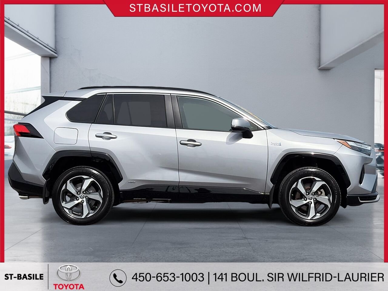 TOYOTA RAV4 PRIME 2024 Ciel argent métallisé Saint-Basile-le-Grand - photo #2