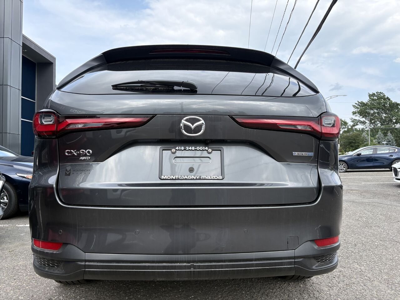 MAZDA CX-90 hybride rechargeable GS-L TI 2026 Gris mécanique métallisé Montmagny - photo #2