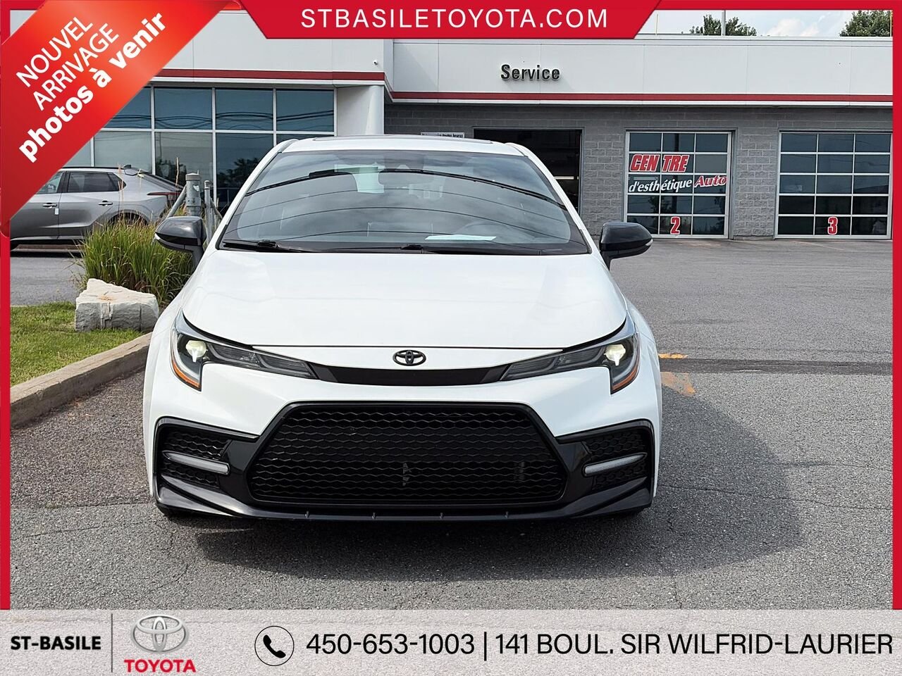 TOYOTA COROLLA 2021 Blanc Saint-Basile-le-Grand - photo #4