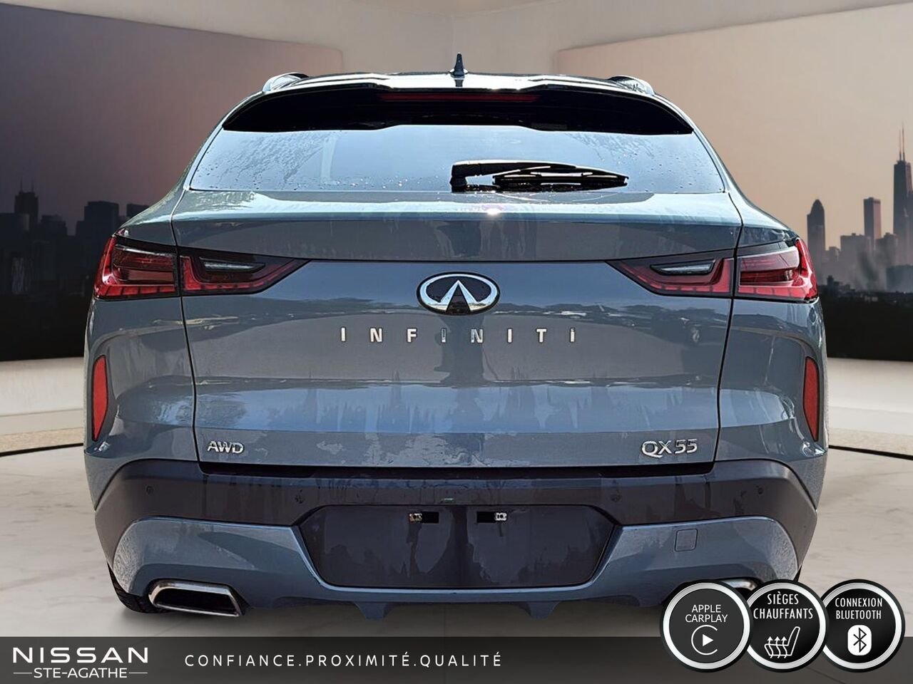 INFINITI QX55 LUXE TI 2023 Bleu Saint-Jérôme - photo #3