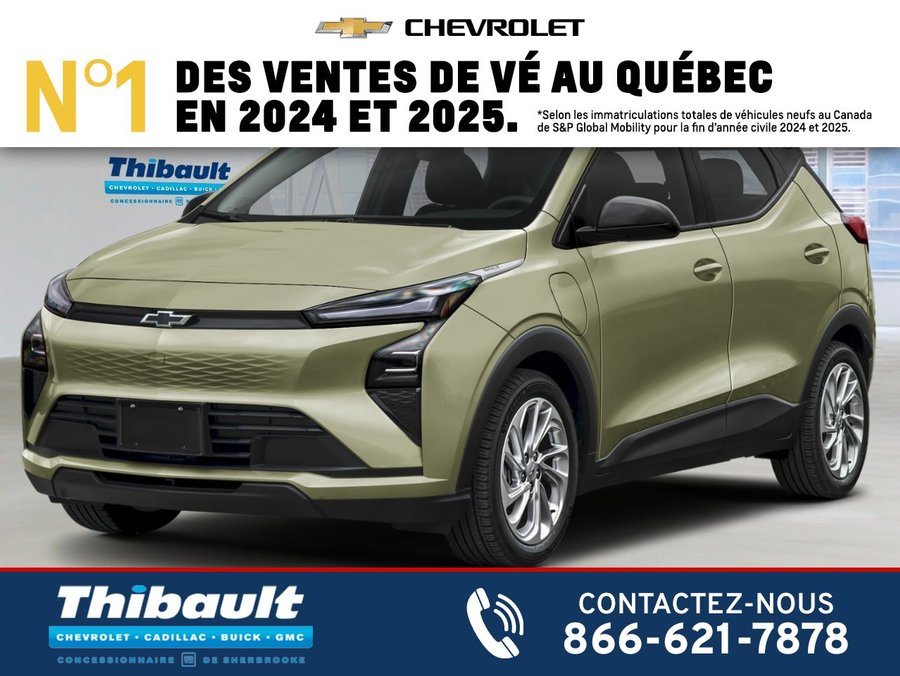 CHEVROLET Bolt Traction avant 4 portes LT 2027 VERT RELIQUE METALLISE