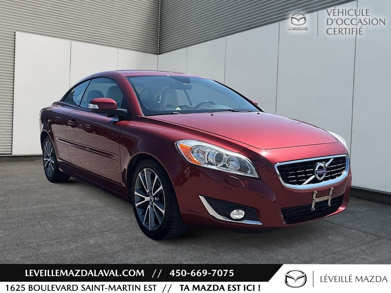 Volvo C70 Décapotable 2 portes T5 2012 Rouge Laval - photo #2