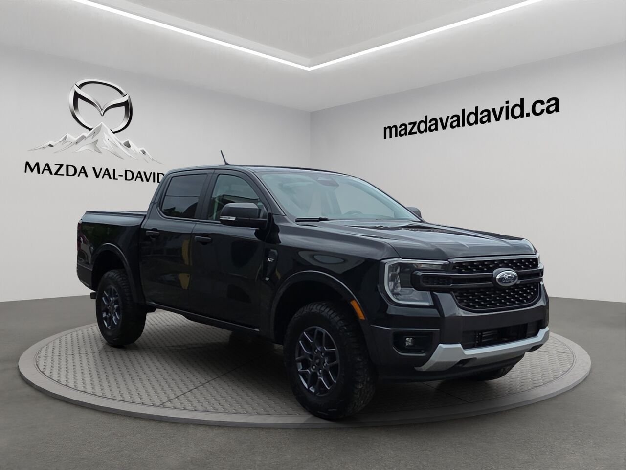 Ford Ranger XLT cabine SuperCrew 4RM caisse de 5 pi 2024 Noir Val-David - photo #4